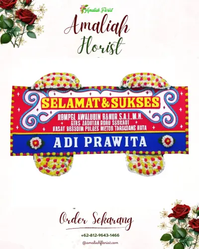 Karangan Bunga Ucapan Selamat araya