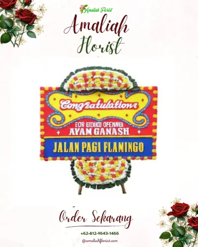Bunga Papan Congratulation araya